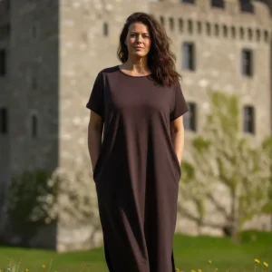 Brun Klänning Qubec Castano