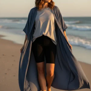 Grå Kaftanklänning Olinda Grey