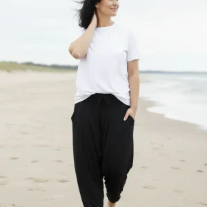 Svart Haremsbyxa Yoga Basic Original Black