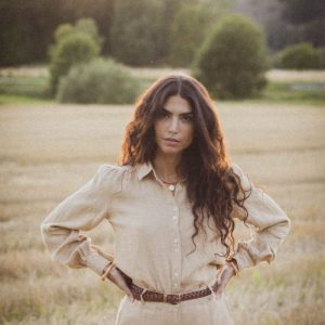 Hedvig Blus Biscuit Beige