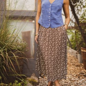Astrid Kjol Brown Garden