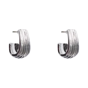 PCJANSA Earrings - Silver Colour