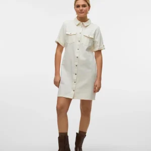 VMJENNIE Short Dress - Cloud Dancer