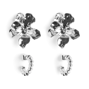 PCLILI Earrings - Silver Colour