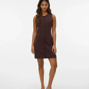 VMANNE Short Dress - Black Coffee